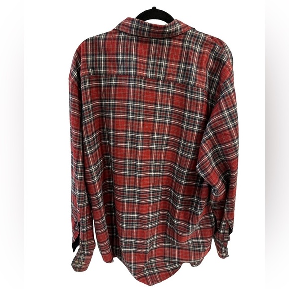 Northwest Territory Men’s Flannel Excellent Condition Red Plaid Large - Picture 2 of 3